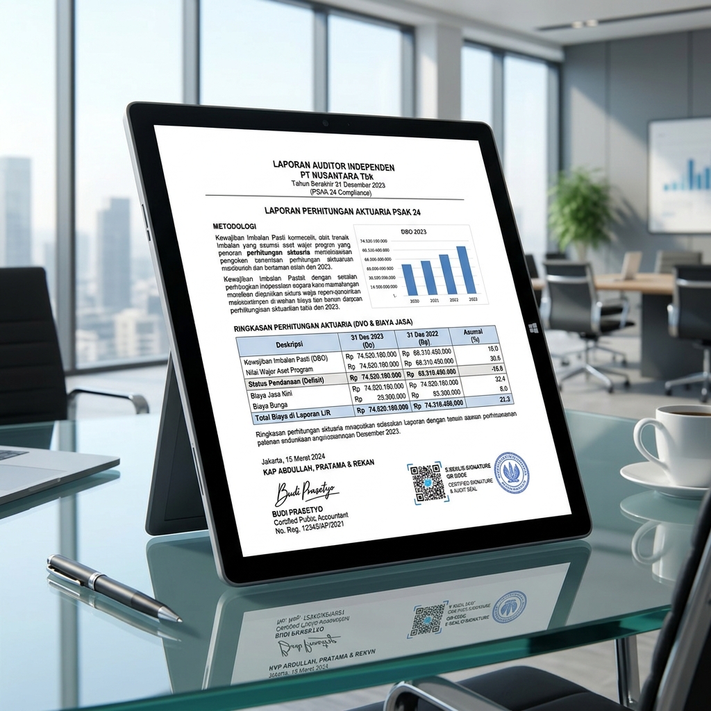 Signed Report Mockup